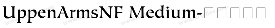 UppenArmsNF Medium字体转换